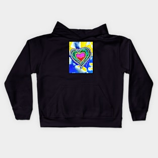 Angel Heart by LowEndGraphics Kids Hoodie